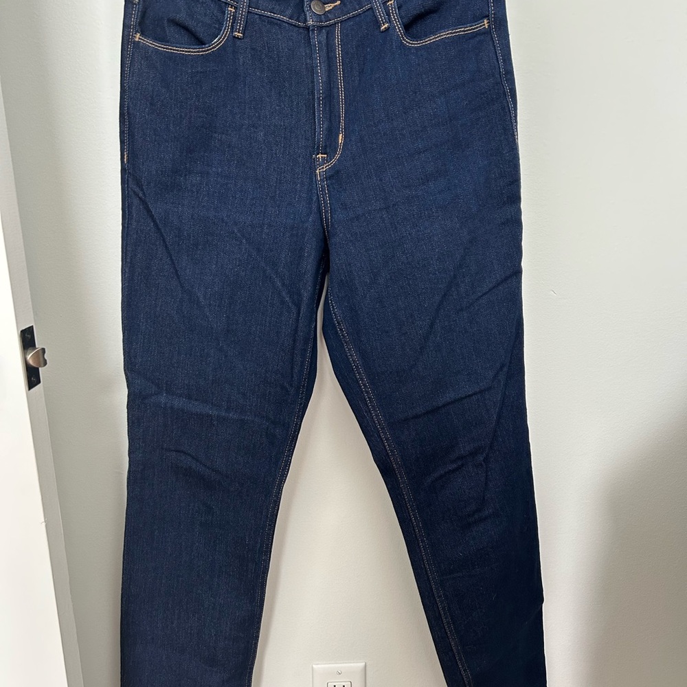 Old Navy Dark Blue High-Rise WOW Straight Jeans
